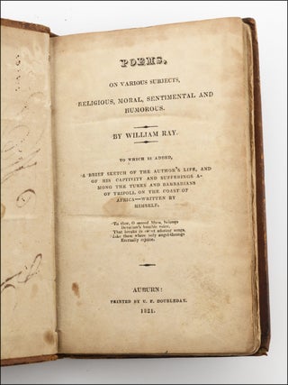 Item #18670 Poems, on Various Subjects, Religious, Moral, Sentimental and Humorous . . . to which...