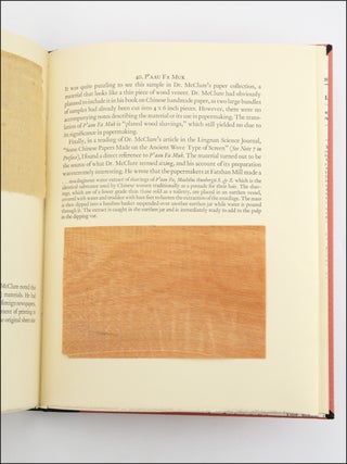 Item #20760 Chinese Handmade Paper. With a Preface by Elaine Koretsky. BIRD, BULL