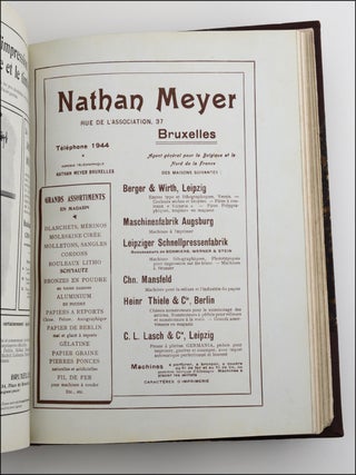Les Annales de l&rsquo;Imprimerie: Revue Belge de l&rsquo;Industrie du Livre [wrapper title].