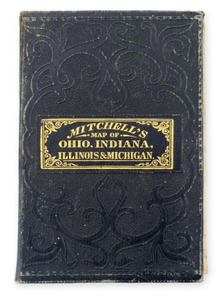 Item #20975 Map of the States of Ohio, Indiana and Illinois, with the settled part of Michigan....