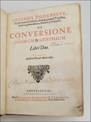 De Conversione Indorum & Gentilium.