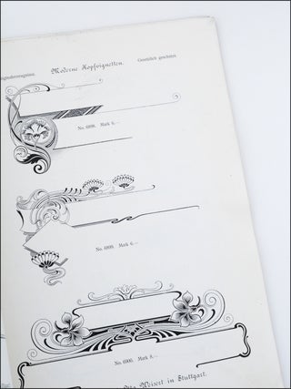 Siebzehnte Neuheftfolge Neuste Vignetten. Schriftgiesserei Otto Weisert Galvanopl. Anstalt . . . [wrapper title].