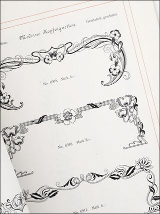 Siebzehnte Neuheftfolge Neuste Vignetten. Schriftgiesserei Otto Weisert Galvanopl. Anstalt . . . [wrapper title].