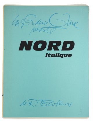 Item #21401 Nord Italique. Type Specimens, Fonderie Olive, Roger Excoffon