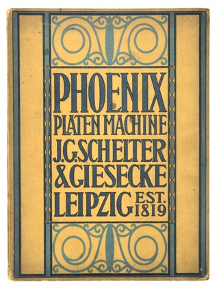 Item #21539 Phoenix Platen Printing Machine. Schelter, Giesecke, J. G. Schelter