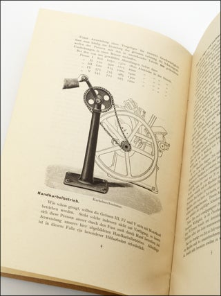 Anleitung zur Aufstellung und zum Betreib der Tiegeldruck-Presse Phönix [wrapper title; caption titleAnleitung zur Aufstellung und zum Betreib der Tiegeldruckpresse Phönix