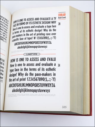Specimen Book Linotype Faces.