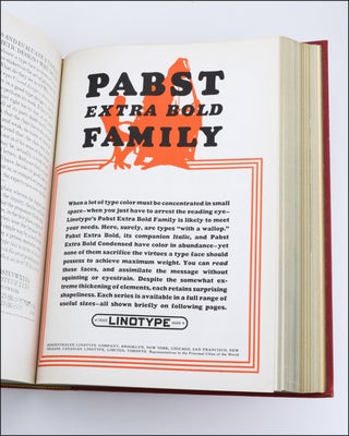 Specimen Book Linotype Faces.