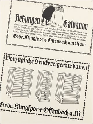 Halbfette Deutsche Schrift nach Zeichnung von Rudolf Koch Geschnitten und herausgegeben von Gebr. Klingspor in Offenbach a. M.