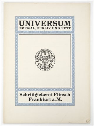 Universum Normal, Kursiv und Fett.