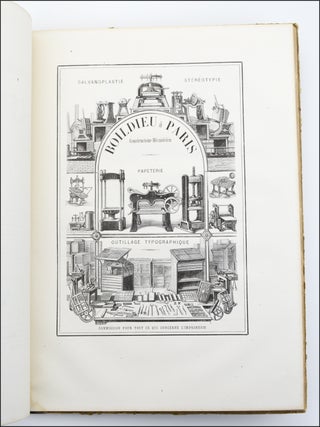 Outillage Typographique . . . Catalogue et Prix Courants. Mai 1878.