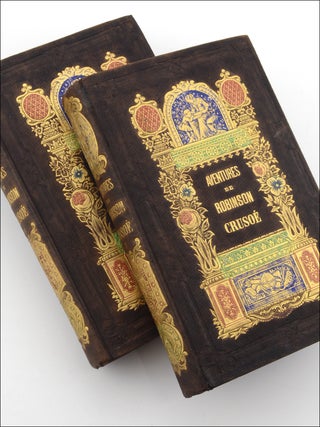 Item #22599 Aventures de Robinson Crusoé . . . Nouvelle Édition. Trade Bindings, Daniel Defoe