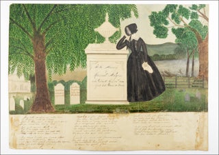 Item #22637 Anonymous mourning art for Harriet Rogers and her infant daughter and another Wilcox...